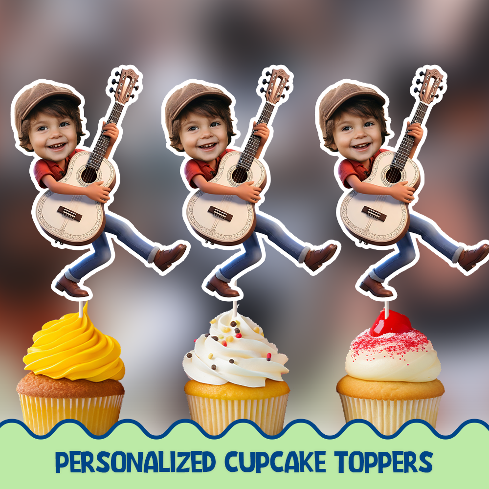 Coco Miguel Personalized Cupcake/Cake Toppers