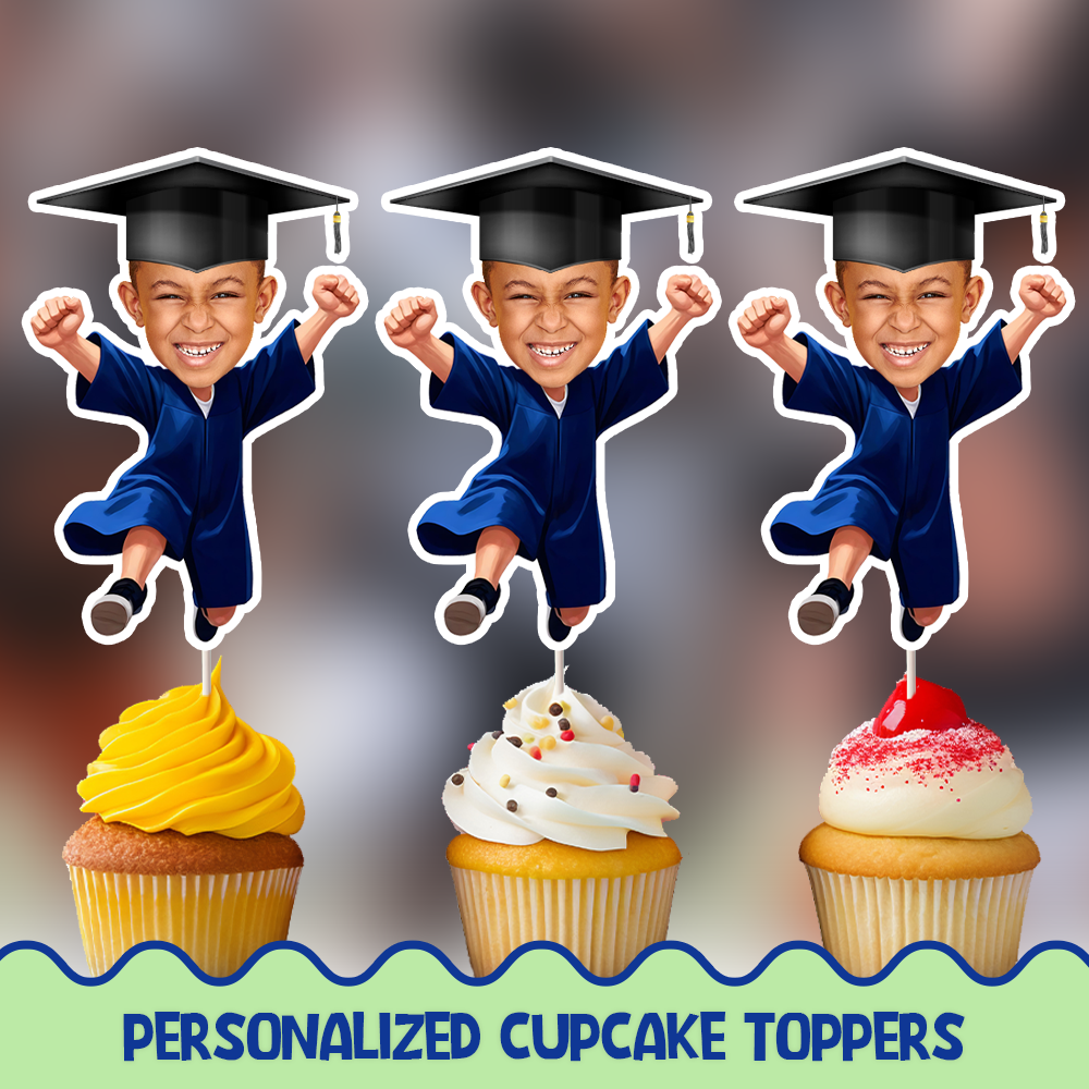 Graduation Personalized Cupcake/Cake Toppers