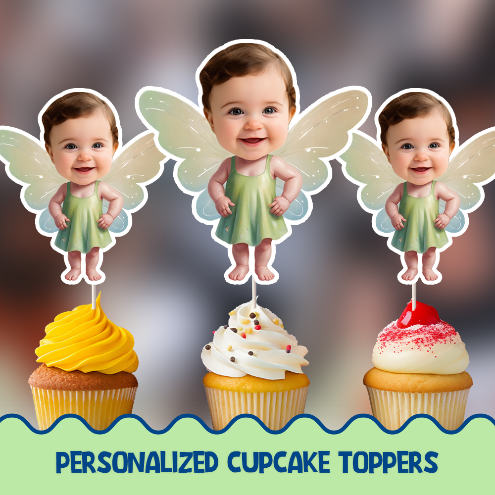 Fairy Personalized Cupcake/Cake Toppers