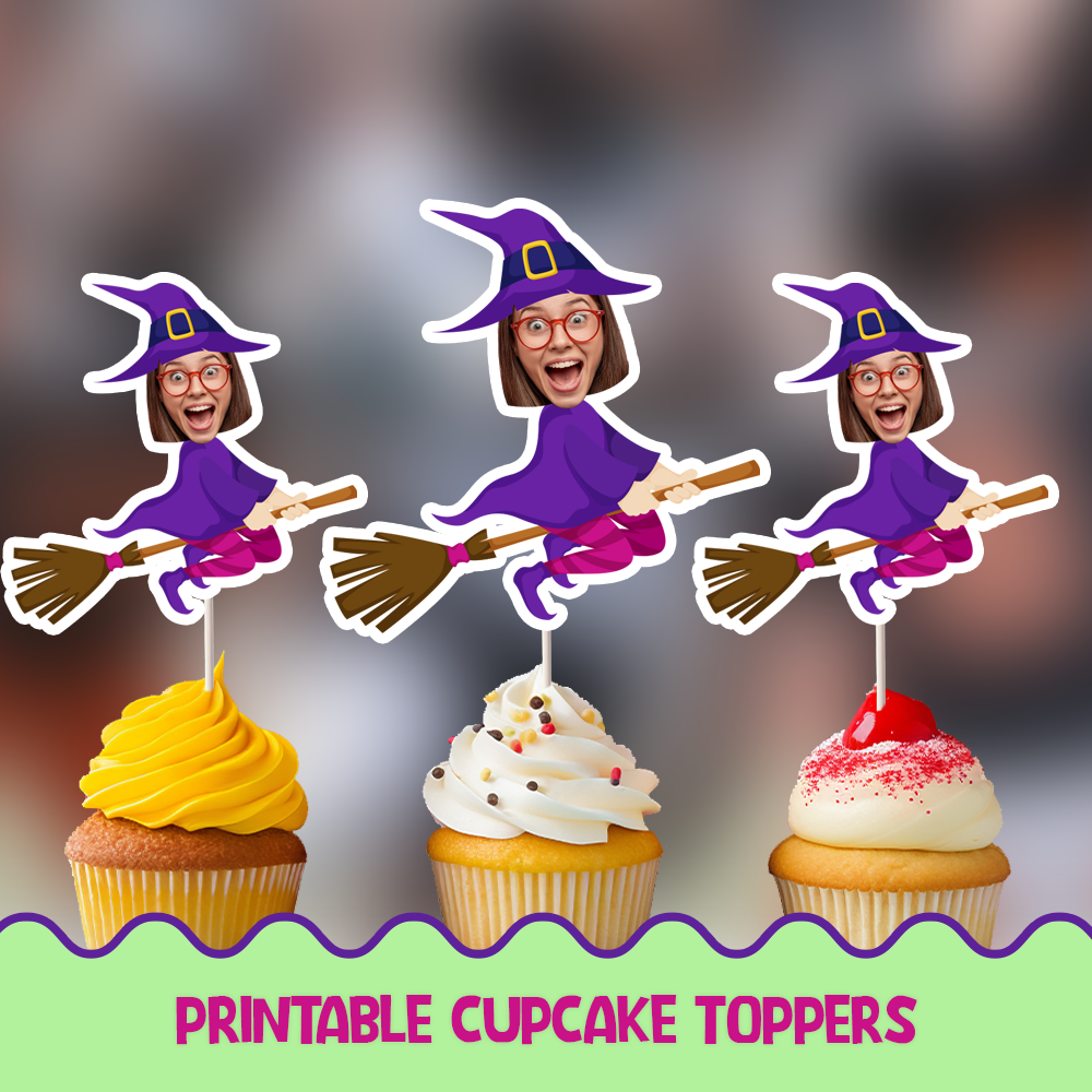 Witch wizard Personalized Cupcake/Cake Toppers