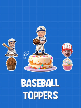 Baseball Cake/Cupcake Toppers