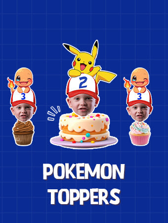 Pokemon Cupcake/Cake Toppers