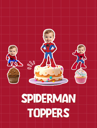 Spiderman Cupcake/Cake toppers