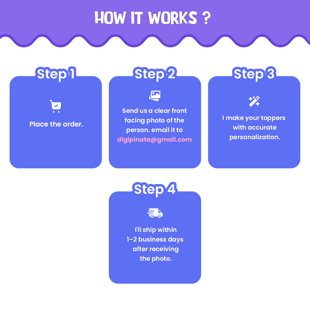 Bike Rider Personalized Cupcake/Cake Toppers