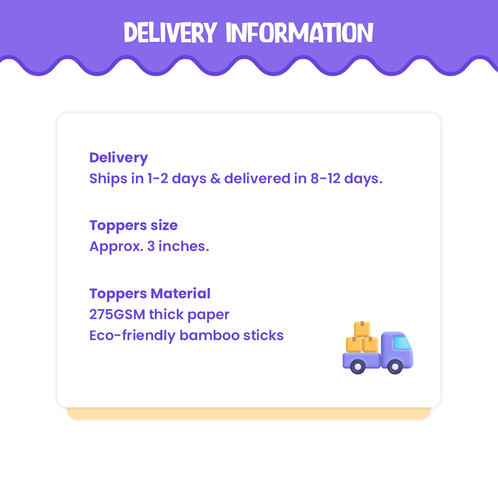 Dump truck Personalized Cupcake/Cake Toppers