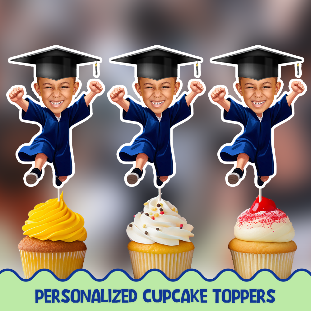 Graduation Personalized Cupcake/Cake Toppers